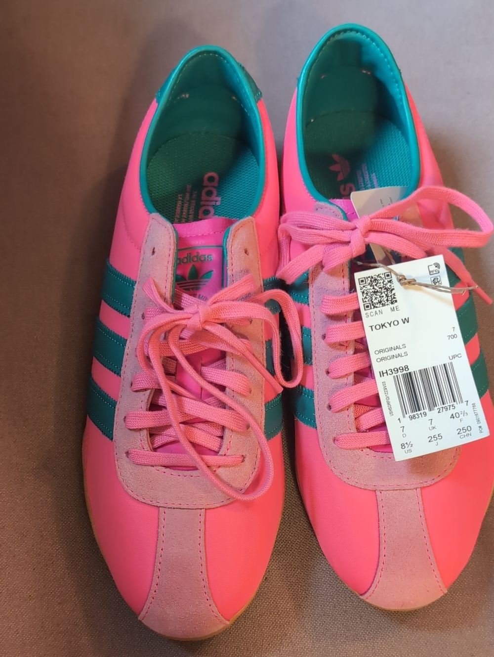 Adidas Tokyo W Pink & Teal Women's Sneakers New W Tags Size 8.5 - Picture 2 of 6